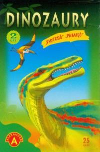 Okładka książki Piotruś Pamięć - dinozaury ALEX