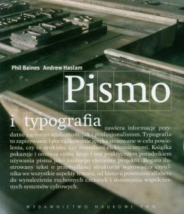 Okładka książki Pismo i typografia