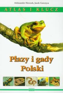 Okładka książki Płazy i gady Polski Atlas i klucz