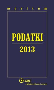 Okładka książki Podatki 2013