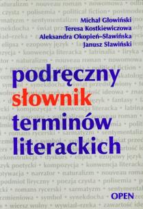 Okładka książki Podręczny słownik terminów literackich