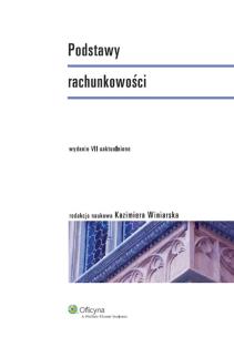 Okładka książki Podstawy rachunkowości Podręcznik
