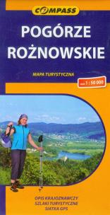 Opakowanie Pogórze Rożnowskie mapa turystyczna