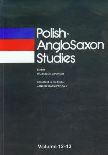 Opakowanie Polish-Anglosaxon Studies 12/13