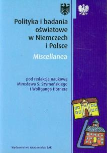 Opakowanie Polityka i badania oświatowe w Niemczech i Polsce