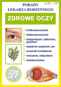 Okładka książki Porady lek. rodzinnego. Zdrowe oczy