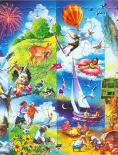 Opakowanie Pory roku Puzzle