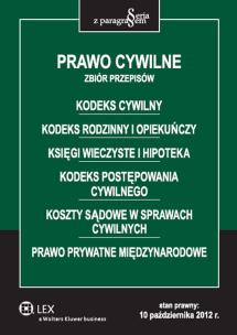 Okładka książki Prawo cywilne Zbiór przepisów