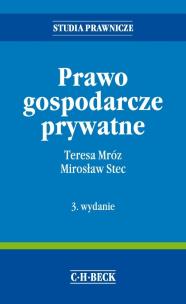 Okładka książki Prawo gospodarcze prywatne