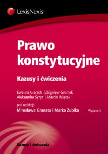 Okładka książki Prawo konstytucyjne Kazusy i ćwiczenia