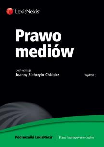 Okładka książki Prawo mediów