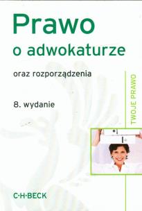 Opakowanie Prawo o adwokaturze