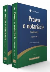Okładka książki Prawo o notariacie cz.II t.1-2
