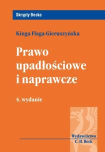 Okładka książki Prawo upadłościowe i naprawcze