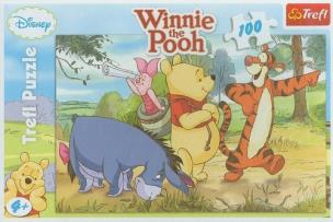 Okładka książki Puzzle 100 Kubuś i Przyjaciele W drogę! TREFL