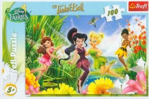 Okładka książki Puzzle 100 Wesołe wróżki TREFL