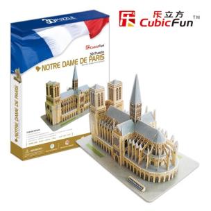 Okładka książki Puzzle 3D Katedra Notre Dame