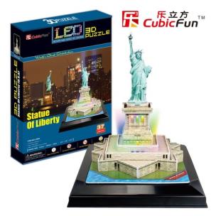 Opakowanie Puzzle 3D led statua wolności