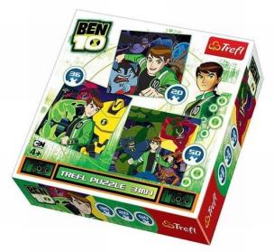 Opakowanie Puzzle 3w1 Ben 10 TREFL