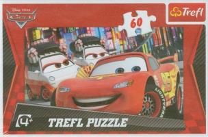 Okładka książki Puzzle 60 Auta Tokio TREFL