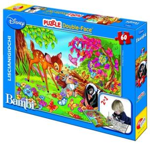Opakowanie Puzzle dwustronne 2w1 bambi + mazaki