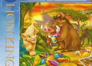 Opakowanie Puzzle dwustronne 60 Król Lew