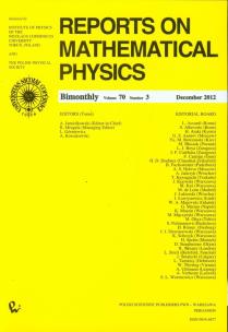 Opakowanie Reports on Mathematical Physics 53/3 wer.kraj.