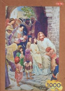 Opakowanie Salomon Puzzle - Jezus błogosławi dzieci 1000