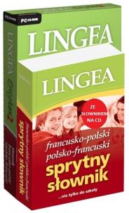 Okładka książki Sprytny słownik franc-pol, pol-franc + CD Lingea