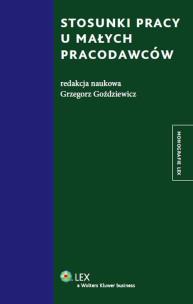Okładka książki Stosunki pracy u małych pracodawców