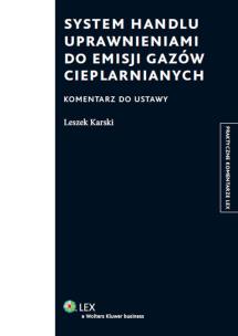 Okładka książki System handlu uprawnieniami do emisji gazów cieplarnianych