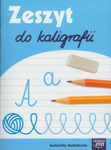 Okładka książki Szkoła na miarę Zeszyt do kaligrafii  NE