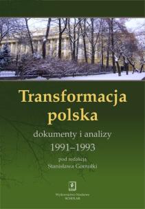 Opakowanie Transformacja polska Dokumnety i analizy 1991 - 1993