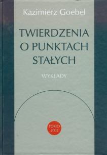 Okładka książki Twierdzenia o punktach stałych