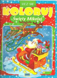 Opakowanie Ucz się Koloruj Święty Mikołaj