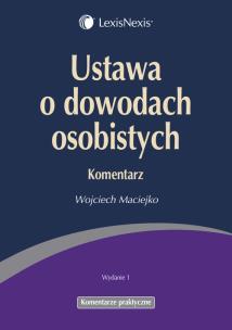 Okładka książki Ustawa o dowodach osobistych Komentarz