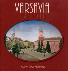 Okładka książki Warszawa dawniej i teraz wersja włoska