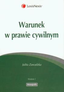 Okładka książki Warunek w prawie cywilnym