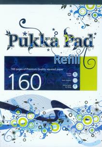 Opakowanie Wave A4 Notatnik klejony z góry 160 kratka niebieski