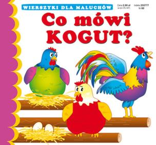 Okładka książki Wierszyki Co mówi kogut?