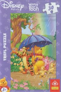 Opakowanie Winnie the Pooh Puzzle 30 Po deszczu
