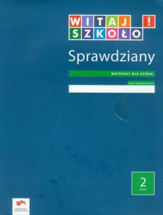 Opakowanie Witaj szkoło! 2 Sprawdziany Materiały dla ucznia