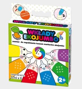 Okładka książki Wkłady ekojumbo 6 kolorów