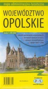 Okładka książki Województwo opolskie Mapa administracyjno-turystyczna