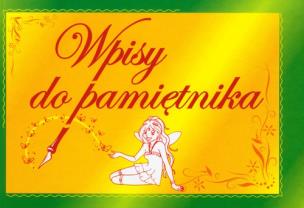 Opakowanie Wpisy do pamiętnika