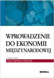 Okładka książki Wprowadzenie do ekonomii międzynarodowej