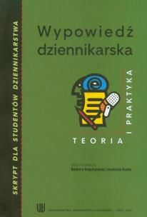 Opakowanie Wypowiedź dziennikarska teoria i praktyka