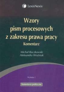 Okładka książki Wzory pism procesowych z zakresu prawa pracy