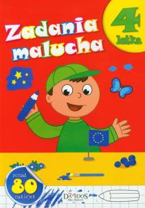 Okładka książki Zadania malucha - 4 latka