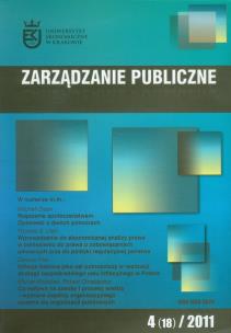 Opakowanie Zarządzanie publiczne 4/2011